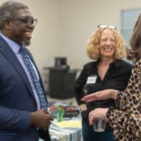 Dean Ogundipe at reception